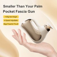 Multifunctional Mini Muscle Massage Gun Cordless Muscle Relaxation with Modified Silicone Vibrating Head Office and Home Fitness