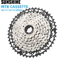 AliExpress MEROCA SUNSHINE Mountain Bike Cassette 10/11/12/13 Speed For SHIMANO HG 11-42T 11-46T 11-50T Ultra-Light Mtb 12V 11S Bicycle Cassette