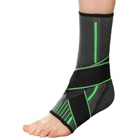 1 Piece Ankle Support Gym Men Women Basketball Running Anti Sprain Compression Sports Elastic Nylon Knitted Ankle Protection