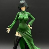 Hot 22cm One Punch Man Figure Fubuki Resin Model Painting Completed Version Anime Figure Plastic Model Toy Gift