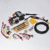RC Hydraulic System Conversion Kit for Huina 1599 1:14 Kabolite Remote Control Hydraulic Metal Excavator Toy Model