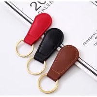 Simple Magnetic Keychain Trendy PU Metal Car Keyring Fashion Men Women Gold-color Magnet Key Chains Cute Home Keys Accessories