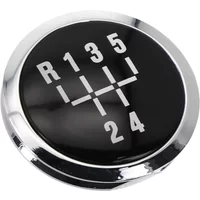 1x 5 Speed Gear Knob Cap Cover Top Badge Protector For VAUXHALL For OPEL Astra H Corsa D 2004-10 Gear Knob Cap Replace