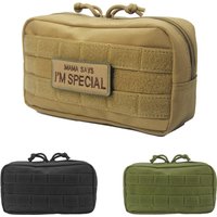 Molle Utility EDC Waist Bag Tactical Pouch Medical First Aid Bag Belt Pouch Outdoor Sports Hunting Bag