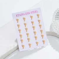 12 Pairs Set Stainless Steel Dolphin Earrings For Women Girls Ocean Beach Accessories Holiday Jewelry Bulk Wholesale For Resale