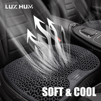 Cool Gel Car Seat Cushion Honeycomb Design for Pressure Relief Breathable Comfort & Non-Slip Seat Cushion Fit for Office Chair