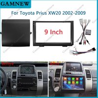 9 Inch Car Frame Fascia Adapter Canbus Box Decoder Android Radio Dash Fitting Panel Kit For Toyota Prius 2003-2009