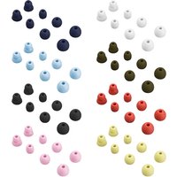 Earbuds Ear Tips Replacement 4 Pairs Soft Silicone Multi Size for beats Flex/X/Powerbeats Pro in-Ear Headphone Earphone