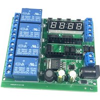 IO22C04 DC 5-24V 4ch Pro mini PLC Board Relay Shield Module for Arduiuo LED Display Cycle Delay Timer Switch ON/OFF