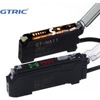 GTRIC Fiber Optic Sensor Amplifier High Precision 10-30V DC 3-wire NPN PNP NA11 Digital Display Optical Photoelectric Switch