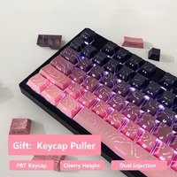 Letter Drive Cherry Height Keycap Side Print Dual Injection Character Full Set of OEM Keycaps suitable for Mechanical Keyboard