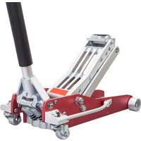3 Ton Low Profile Racing Floor Jack Dual Piston Quick Lift Aluminum/Steel for SUV & Sports Cars Hydraulic Car Lifting Tool