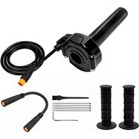 AliExpress NONE A98M Full Twist Throttle 3 Pin, Surron Style Ebike Throttle 12V-72V, Plug Adapter Cable For Macfox X1