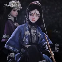 Suxi Bjd Doll 1/4 Bubo Unique Minority Miao Youth Paladin Embroidery Exquisite Collection Gift Ball Jointed Dolls Shugafairy