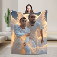 Charlie Kirk Angelic Advocate Blankets Velvet Print Breathable Warm Throw Blankets for Home Car Bedspread