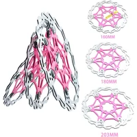 1pc Bicycle Disc Brake Floating MTB Mountain Bike Pink Replacement 2mm Wear-resistance Cycling Riding Bicycle Parts