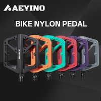 AEYINO Ultra-light Mountain Road Bicycle Pedals Non-slip Nylon Du-Bearing Folding Bike Pedals Bicycle Pedal Cycling Accessories