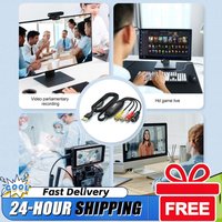 USB Video Capture Card VHS VCR TV DVD Audio Capture Adapter Card USB To AV Video Capture Adapter for PC