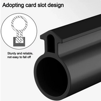 O Type Plastic Steel Door Window Block Sealing Weather Stripping Silicon Rubber Elastic Band Hollow Draft Stopper