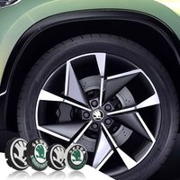 55MM/65MM Original Hub Caps Car Wheel Center Covers Decoration For Skoda S Fabia Rapid Superb Octavia A5 a7 2 Kodiaq Scala VRS