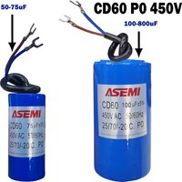 CD60 300uf 450vac P0 Startup Capacitor ASEMI 50uF 75uF 100uF 200uF 250uF 300uF 350uF 400uF 450uF 500uF 800uF