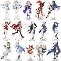Genius Invokation TCG Anime Figure Acrylic Stand Hutao Model Plate 1pc Desk Decor Standing Sign Game Fans Gift