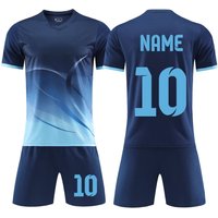 Men Football Jersey Personalized Custom Boy Soccer Jersey Sets Polyester Soccer Uniform Breathable Football Uniform For Athlete