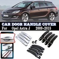 For Vauxhall Opel Astra J Accessories MK4 P10 2008~2017 Car Door Handles Cover Exterior Scratch Protective Decor Car Accessories