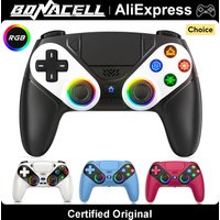 Controller for Playstion5/PS5 Pro/Slim/PC Gamepads Wireless W/ RGB Hall Effect Turbo Vibration Programmable Button Game Joystick