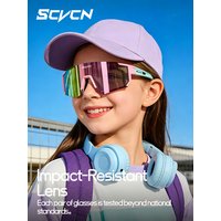 AliExpress SCVCN Outdoor Girls Sports Sunglasses Hiking Kids Cycling Glasses Photochromic UV400 Boys Baseball Eyewear Running Sunglasses
