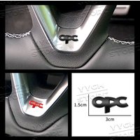 1Pcs Car Steering Wheel Interior OPC Line Logo Emblem Sticker For Opel Astra G H J K F Zafira Insignia Mokka Corsa D Accessories