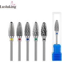 High Speed Steel Nail Drill Bits Electric Manicure Drill Accessory Milling Cutters for Nail Gel Polish Remover Nail Tools Efiles