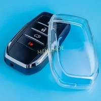 For Toyota Yaris Corolla Cross Land Cruiser LC250 Sienna Tundra bZ4X Transparent Clear Smart Car Key Fob Cover Case Accessories