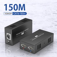 HDMI Extender 150M 1080P with Loop HDMI Via CAT5e/6 To Rj45 Extender with Audio EDID for PS5 HDTV PC Laptop HDMI 1.3 HDCP 1.2
