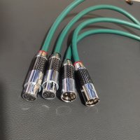 Japan original furutech FA-220 PCOCC balanced audio line CD power amplifier cables with Hi-End OEM XLR Carbon Fiber Plug