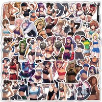 54PCS Sports Girl Stickers For Teenagers Colorful Personalized Decoration Decals Skateboard Motorcycle Phone Laptop Diy Stickers