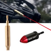 Archery Red Dot Laser Sight Bore Sighter Calibrator Locator Target Tool for Hunting Shooting Crossbow Compound Bow and Arrows