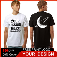 Plus Size XS-5XL 100% Cotton Short Sleeve Leisure T-shirt Tops Tee Customized Print Your Own Design Printed Unisex Tshirt Men