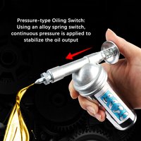 Alloy Mini Grease Gun Machine Handheld Auto Accessories 1000PSI Output Pressure Oiler Oiler Hand Tool 80cc Capacity