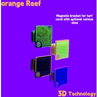 Magnetic Coral Holder, Japanese Purple Skin, Australian Turf Coral, Fluorescent Long Tentacle Live Aquarium Landscape Bracket