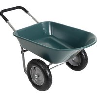 85L Heavy-Duty Garden Trolley with Pneumatic Tires, 150kg Capacity, Suitable for Yard, Patio, and Home Use