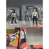 Figma 586 Chainsaw Man Action Figure SHF Denji Katana Man Anime Model Doll Statue Joint Movable Movie Toys Gifts