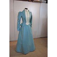 1890's Victorian Steampunk Gothic Jacket Cosplay Costume Edwardian Gown Medieval Retro Walking Suit Dress Renaissance Costume