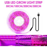 5V USB Led Plant Grow Light Full Spectrum Phyto Lamp 1m 2m 3m Strip For Seeds Flower Greenhouse Tent Hydroponic Plants Lighting