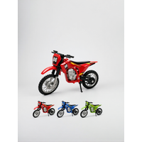 AliExpress NONE Die-Cast Metal Finger Motorcycle Toy Realistic Miniature Dirt Bike Off-Road Motocross Vehicle Game Set