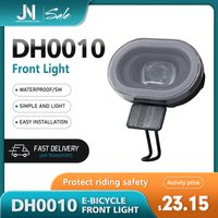 E-Bike Headlights12V-48V DH010 Electric Bike Scooter LED With Horn Front Light High Brightness Night Safe Riding Accessories