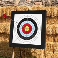 EVA Foam Target, High Density Soft Archery Target, Includes 10 Replaceable Target Papers and 4 Stakes, Precision Shooting Training Aid