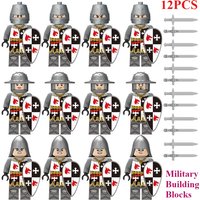 Hot Medieval Soldier Building Blocks Set, Educational Assembling Toy for Kids and Adults, Perfect for Holiday and Birthday Gifts