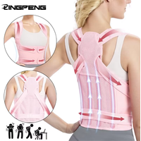 Back Brace and Posture Corrector for Women and Men Adjustable and Lightweight Straightener for Scoliosis Hunchback Correction