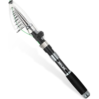 SANLIKE Compact Fishing Rod Casting Rod Fishing Rod Telescopic Fishing Rod Fishing Rod 90% Carbon Fiber Content Fishing Set Cast